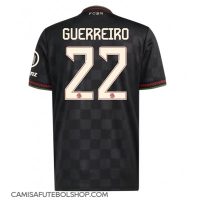 Camisa de time de futebol Bayern Munich Raphael Guerreiro #22 Replicas 3º Equipamento 2025-26 Manga Curta Camisa de time de futebol Bayern Munich Raphael Guerreiro #22 Replicas 3º Equipamento 2025-26 Manga Curta